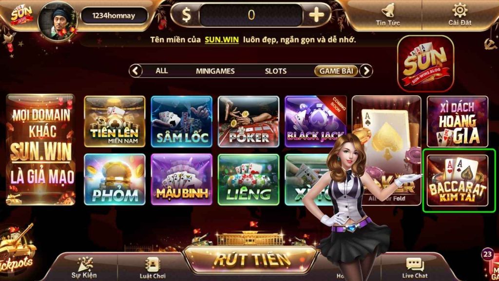 Đôi nét về game bài Baccarat Kim Tài Sunwin