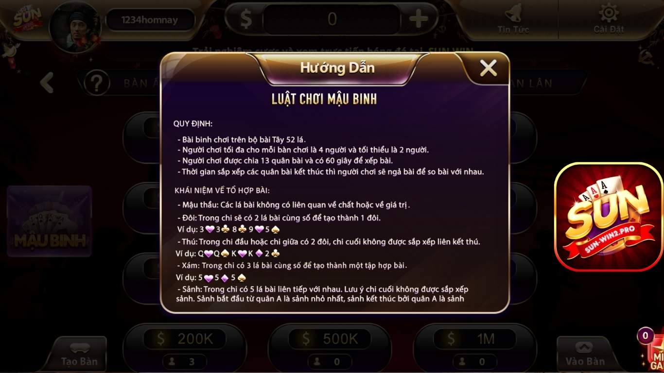 Tổng hợp những thuật ngữ Mậu Binh Sunwin quan trọng